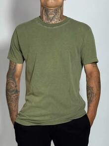 Premium Men's T-Shirt Designed For Summer - 綠石 - 查看 2