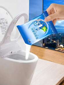 10 piezas Súper Limpiador de Desagües, Desatasca el Fregadero de la Cocina, el Inodoro y las Tuberías en Segundos - azul - Ver 5