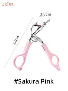 ukiss Eyelash Curler, Strong Curling, Creates Charming Thick Lashes, Includes Spare Rubber Pad, Gently Lifts Lashes, Use With Mascara For More Volumizing Effect. - Pink - View 9
