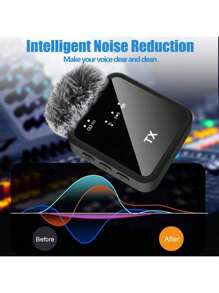 Wireless Lavalier Microphone For Phone IPad TypeC Lapel Mics Plug-Play 2.4G Ultra-Low Delay Built-In Noise Reduction Chip Working Time For Video Recording Interview Podcast Vlog