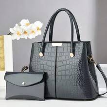 Women Shoulder Bags - 灰色 - 查看 2