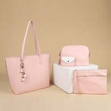 Women Crossbody - 粉紅色 - 查看 3