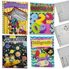 Set Of 4 Calligraphy Teaching Books, 16 Pages Each, Strokes, Alphabet And Numbers. - Multicolor - View 2
