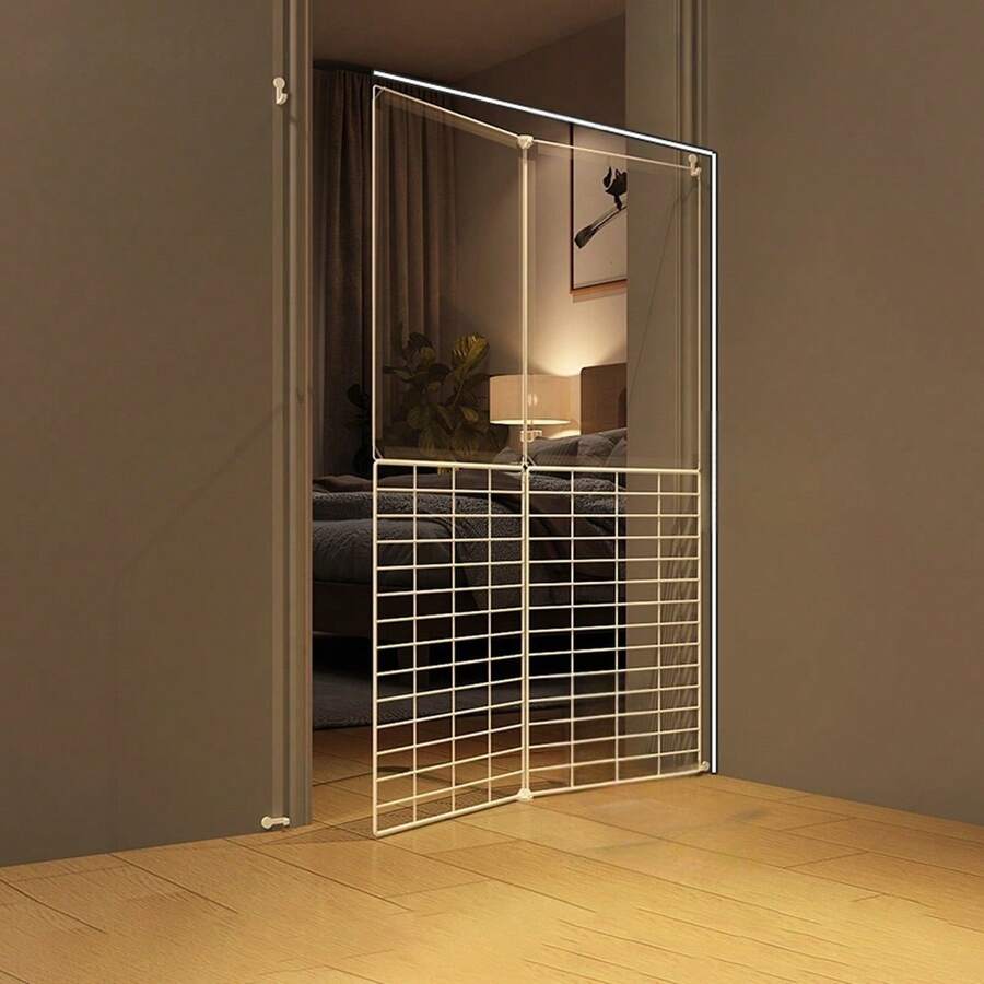 Cat Barrier Gate, Indoor Home Use Cat Deterrent Fence, Balcony Pet Isolation Divider For Cats & Dogs - Multicolor - View 1