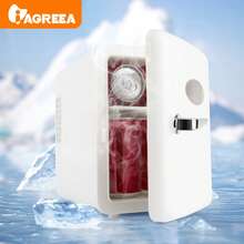Mini Car Refrigerator With Window & Handle - 4L/6-Can Portable Fridge For Car/Home/Office/Dorm, Electronic Cooling & Heating, Ideal For Cosmetics/Drinks/Fruits - US A Type Plug(110-127V) - View 8