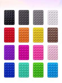 1个硅胶吸盘手机壳支架，双面硅胶章鱼吸盘手机支架，免提手机配件强力吸盘支架，适合自拍和视频拍摄（24个吸盘）