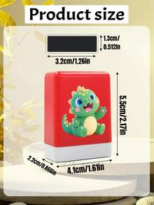 1 pieza Sello + 100 piezas Pegatinas Sello de firma personalizado, sello de nombre, sello de nombre impermeable para niños, sello personalizado, sello con diseño de dibujos animados, 3 colores de tinta, sello personalizable para niños, regalo de papelería personalizado, regalo de cumpleaños, regalo del Día del Maestro, lindo, útiles escolares, estudiantes, hombres, mujeres, niños, niñas, hijo - Estilo A - Ver 3