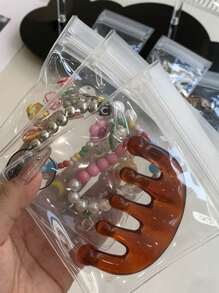 20/10/5/2 قطعة أكياس سحاب شفافة قابلة لإعادة الإغلاق، حقيبة تخزين مجوهرات شفافة من EVA للسفر، أكياس سفر وردية صغيرة قابلة لإعادة الإغلاق، ضروريات السفر والرحلات البحرية والمدرسة والسكن الجامعي لتخزين الخواتم والأقراط والأساور والقلائد