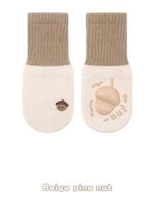 1 Pair Cartoon Anti-Slip Baby Socks For 0-5 Years Old