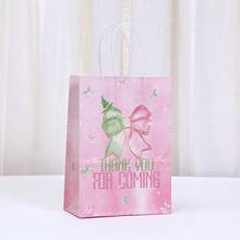 6/24 件女巫主题派对礼品牛皮纸袋、答谢礼品袋、感谢礼品袋、可重复使用礼品袋、女巫帽、蝴蝶结、感谢印花牛皮纸袋、派对礼品袋、婚礼袋、朋友礼品袋（生日、节日、圣诞节、万圣节、返校礼品包装袋） - 彩色 - 查看 5