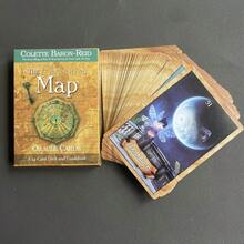 The Enchanted Map Oracle Tarot Cards, English Version, Ideal Gift For Festivals And Parties - Multicolor - View 1