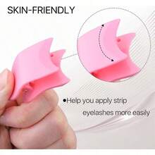 Eyelash Applicator Tool 35mm Width Lash Applicator Clip 1PCS Eyelash Tweezers For False Lashes Pink -It Is Important For Beauties - Pink - View 3