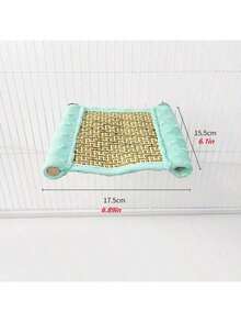 1pc Single/Double Layer Hanging Parrot Hammock Cooling Mat Perch Stand, Suitable For Bird Cages, Summer - Multicolor - View 18
