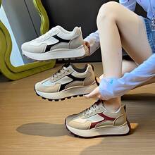 Women Chunky Shoes - 卡紅 - 查看 6