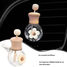 4pcs/6pcs Car Fragrance Refillable Bottle For Air Vent Decoration, Essential Oil Diffuser, Aromatherapy Diffuser Bottle, Air Vent Car Accessories, Empty Bottle (Does Not Contain Essential Oils), Car Essential Oil Diffuser, Suitable For Use In Car, Home Or Office, Fragrance Diffuser - Suitable For Any Scenario: Bedroom, Toilet, Bathroom, Travel Size, Safe For All Vehicles