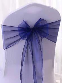10/25pcs Organza Chair Sash, Dining Table Decor Organza Bowknot Chair Bows, Wedding Supplies Chair Back Decor Ribbons, 18cm Wide, 275cm Long, Need DIY Tie Into Butterfly Shape, Glass Yarn Chair Back Chiffon Festival Party Decor, Organza Canopy Staircase Chiffon Flowers Outdoor Tent Wedding Ceremony Graduation Party Backdrop Decoration, Interactive Party Atmosphere Supplies, Gift Wrapping Decorative Ribbons - Multicolor - View 51