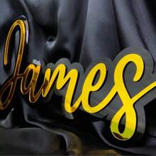 Custom Acrylic Name Sign Choose Your Font - Living Room Decor, Party Decoration, Baby Name Sign, Nursery Decor, Mirror Gold Sign