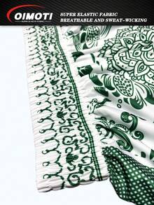 OIMOTI Pantalon de boxe ample jaune tigre, pantalon de fitness, de course, de boxe et d'entraînement MMA pour hommes, pantalon de gym super extensible