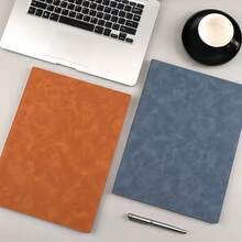 1 件 A4 商务文件夹、文件整理器、文件夹、酒店服务手册、皮革书写板、音乐文件夹、演讲集、5 种颜色可选、高品质 PU 皮革商务文件夹、适用于学校用品、返校