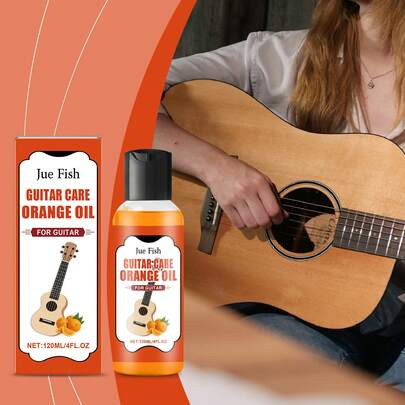 2-In-1 Guitar Care & Polish, Enhances Shine, Protects Lacquer Finish, Anti-Dust & Anti-Oxidation For Wooden Musical Instruments