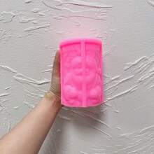 Moule de bougie en silicone en forme de colonne de cerf, moule en silicone de colonne du Père Noël, moule en silicone de fleur de Noël en cire de soja, décoration de Noël