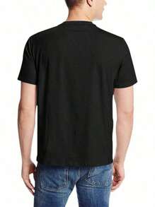 1pc Bruh Funny Meme Saying Brother Greeting Gamer Slang Men Boys T-Shirt Gifts For Men Boy Family YYQ 180g - 黑色 - 查看 3