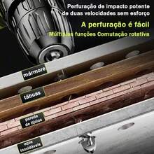 12V OR 21V Electric Drill Screwdriver Kit With 1 OR 2 GPP Batteries - 2 12v Batteries - View 7