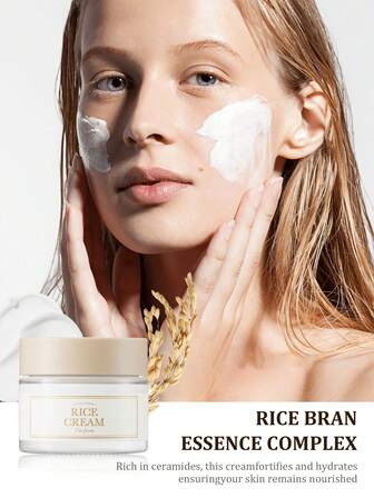  I'm From Rice Cream, Rice Bran Essence Containing Ceramide, Luminous Appearance, Improves Moisture Skin Barrier, Deeply Nourishes, Smooth And Even Skin Tone 50g