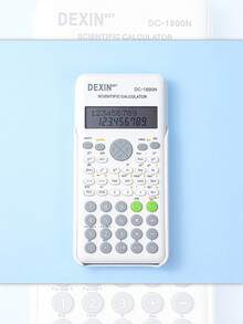 Calculadora científica de color macaron, calculadora compacta y de moda con funciones prácticas, esquema de color macaron, esencial para estudiantes y oficina, ayuda con cálculos matemáticos, adecuada como regalo para estudiantes, maestros, colegas, amigos, para cumpleaños, vacaciones, estilo minimalista, color macaron, regalo para entusiastas de las matemáticas - Una pieza - Ver 9