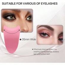 Eyelash Applicator Tool 35mm Width Lash Applicator Clip 1PCS Eyelash Tweezers For False Lashes Pink -It Is Important For Beauties - Pink - View 5
