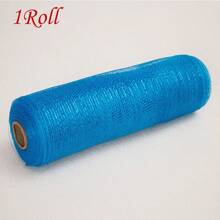 1/2 Rolls Deco Mesh Ribbon - 10inch X 30 Feet Each Roll Metallic Foil Mesh Ribbon For Wedding, Birthday,Halloween, Thanksgiving, Christmas, New Year DIY Gift Decorationand Home Decorating