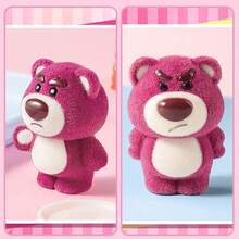 MINISO Disney Huggy Bear Mini Blind Box, Cute Strawberry Scented Design, High-Quality PVC Flocked Material, Suitable For Desktop Decor, Bag Pendant And Gifts (1pc, Random Delivery) - Multicolor - View 5