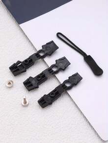 10 件装通用拉链修理套件快速修复滑块 - 易于安装无缝替换拉链头，适用于夹克、行李箱、背包、靴子 - 黑色拉链头 - 彩色 - 查看 2