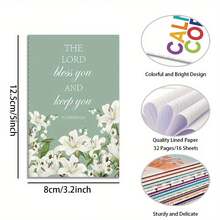 12件套女士礼品套装，信仰祈祷日记本，母亲节礼物，袖珍笔记本，励志笔记本，宗教礼物，女士文具，5x3.2英寸 - 12pcs - 查看 2