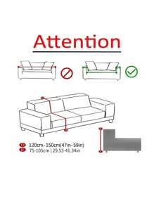 1pc Modern Full Cover Sofa Protector, Marble Pattern, Suitable For Living Room/Office Sofa Decor