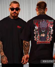 Okarun Dan Da Dan Anime Unisex T-Shirt Ken Takakura Momo Ayase Manga Paranormal - 黑色 - 查看 1
