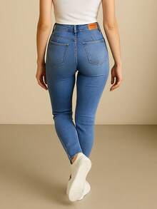 Women Jeans - Azul claro - View 3