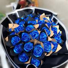 3 件/套 72 码/4 厘米缎带，礼盒装，服装装饰丝带，生日，节日，玫瑰花 DIY，工艺用品 - 彩色 - 查看 5