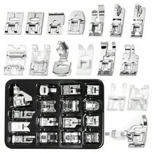 16pcs Sewing Machine Presser Foot Set, Compatible With Brother, Janome/Juki/Babylock And Other Sewing Machine Brands - Silver - View 10