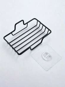 1 khay đựng xà phòng bằng thép không gỉ, không cần khoan, giá đỡ xà phòng gắn tường bằng kim loại, khay đựng xà phòng hình vuông, giá để xà phòng cục, khay đựng xà phòng tự dính gắn tường, giá để xà phòng tự thoát nước, thích hợp cho phòng tắm/nhà bếp/tường phòng tắm/đựng bọt biển, phụ kiện phòng tắm tiết kiệm không gian. - Nhiều màu - Xem 6