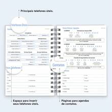 iscool Hard Cover Agenda 2025 Plus Professions Floral Administration Blue - 淺藍色 - 查看 9