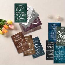 12pcs Christian Gift Set, Includes Mini Notebooks With Bible Verses, Inspirational Notebooks, Portable Pocket Notebooks, Suitable For Travel, Practical And Elegant. - 12pcs - View 5