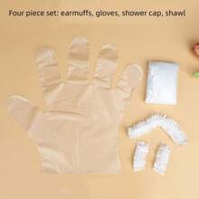 100 قطعة أغطية أذن قابلة للتخلص منها، واقيات أذن مقاومة للماء، مناسبة لصالونات الحلاقة، أدوات صبغ الشعر لحماية الأذن، أغطية أذن للاستحمام والتجميل، أغطية أذن قابلة للتعديل الحجم