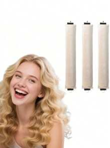 3 pezzi di bigodini senza calore per capelli da donna, strumenti per arricciare i capelli senza danneggiamenti, adatti per l'uso quotidiano