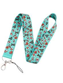 1条印有医疗主题心形针头和导管图案的证件挂绳，适用于手机挂绳、游戏机挂绳、相机挂绳、文件挂绳、门禁卡、交通卡、工作许可证、场地证明、音乐会、鸡尾酒会等场合。是送给男朋友、女朋友、家人、医生、护士、派对礼物、手机装饰、圣诞礼物等的理想之选。也可用作包包挂饰、汽车配件、教师礼物、姐妹礼物等。 - 彩色 - 查看 7