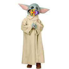 StarWars Thick Fabric, Jedi Master Children's Halloween Alien Role-Playing Costume, Complete Set For Halloween, Valentine's Day, And Christmas. - Multicolor - View 3