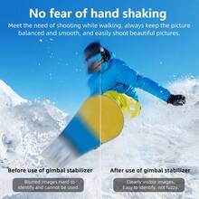 AXNEN جيمبال ثلاثي المحاور HQ3 Pro للهاتف الذكي - مستقر يدوي قابل للطي لفيديو سلس، التصوير الفوتوغرافي، السيلفي، البث المباشر - جهاز تثبيت الكاميرا متوافق مع جميع هواتف الأندرويد/iOS - متعدد الألوان - مشاهدة 7