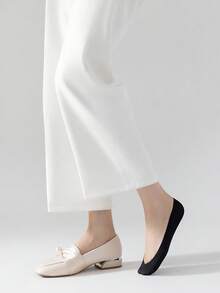 1 Pair Women's Thin Arch Support Cushion Socks, Seamless Non-Slip Breathable Moisture-Wicking Foot Pads, Suitable For High Heels And Flats - Multicolor - View 5