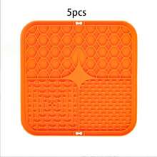 1 pièce Tapis de léchage pour chien Tapis de nourriture lent Goutte à goutte Tapis de léchage avec ventouse en silicone Tapis de nourriture lent pour chien