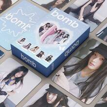 55张K-Pop/Baby Monster/Aespa/Twice/Idle小卡套装，包含雨琦、小娟、舒华、美延、Dirty Work、Bomb、Idle、We Are、2ND、I Feel、I Sway等歌曲小卡，高品质收藏，可收纳于卡包、钱包、背包或作为装饰品，是馈赠亲友和节日礼物的理想之选。 - 彩色 - 查看 19